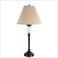 Coaster Two Pack Lamp Set in Dark Brown