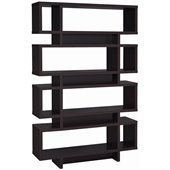 Coaster Four Tier Modern Bookcase in Cappuccino