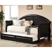 Coaster Classic Daybed with Trundle in Black