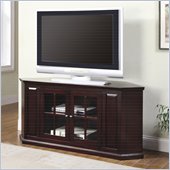 Coaster 55 Two Door Corner TV Stand in Cherry