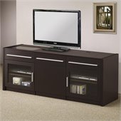 Coaster Contemporary TV Console in Cappuccino