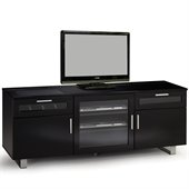 Coaster Contemporary TV Console in Black