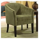 Coaster Club Chair in Microvelvet Pistachio