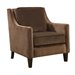 Coaster Accent Chair in Microvelvet Cappuccino