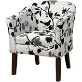 Coaster Accent Chair in Bird and Branch Pattern