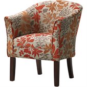 Coaster Club Chair in Autumn Leaf Pattern