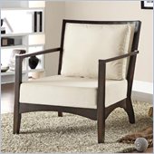 Coaster Accent Chair in Cream and Cappuccino