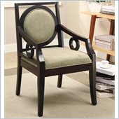 Coaster Accent Chair in Green and Cappuccino