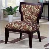 Coaster Accent Chair in Oblong Pattern Brown Cappuccino