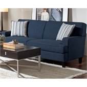 Coaster Finley Linen Sofa in Blue