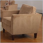 Coaster Marya Club Chair in Caramel Chenille