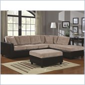 Coaster Henri L-Shaped Sectional with Reversible Chaise in Beige