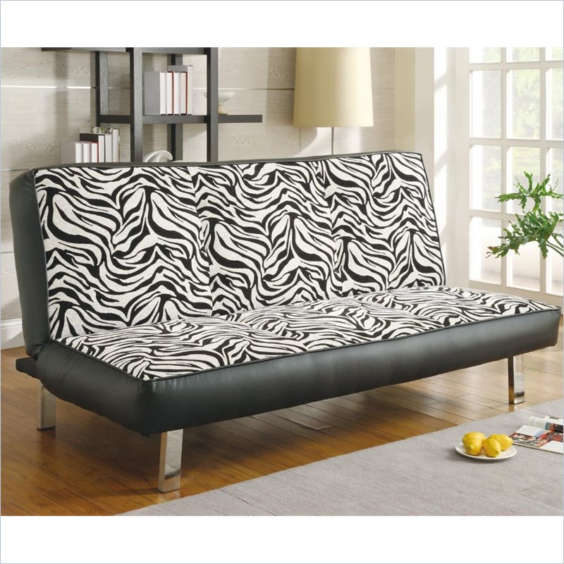 Coaster 300230 Zebra Chenille Sofa Bed