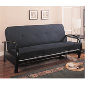 Coaster Contemporary Metal Futon Frame in Black