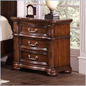 Coaster DuBarry Nightstand in Rich Brown Finish