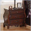ADD TO YOUR SET: Coaster Priscilla Nightstand in Brown Cherry Finish