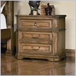 ADD TO YOUR SET: Coaster Edgewood 3 Drawer Nightstand in Brown Oak Finish