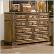 ADD TO YOUR SET: Coaster Edgewood 10 Drawer Dresser in Brown Oak Finish