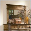 ADD TO YOUR SET: Coaster Edgewood Mirror in Brown Oak Finish