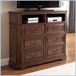 ADD TO YOUR SET: Coaster Edgewood 6 Drawer Media Chest in Cherry Finish