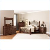Coaster Edgewood 3 Piece Bedroom Set in Cherry Finish