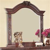 Coaster Grand Prado Mirror in Warm Cherry Finish