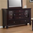 ADD TO YOUR SET: Coaster Sandy Beach Dresser in Cappuccino Finish