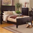 ADD TO YOUR SET: Coaster Sandy Beach Bed in Cappuccino Finish