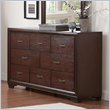 ADD TO YOUR SET: Coaster Simone 8 Drawer Dresser in Cappuccino Finish