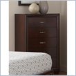 ADD TO YOUR SET: Coaster Simone 5 Drawer Chest in Cappuccino Finish