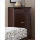 Coaster Simone 5 Drawer Chest in Cappuccino Finish