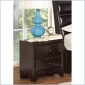 Coaster Webster 2 Drawer Nightstand in Brown Maple Finish