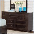 ADD TO YOUR SET: Coaster Webster Dresser in Brown Maple Finish