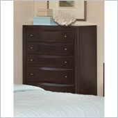 Coaster Webster 6 Drawer Chest in Brown Maple Finish