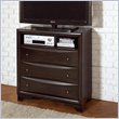 ADD TO YOUR SET: Coaster Webster 3 Drawer Media Chest in Brown Maple Finish