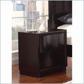 Coaster Lloyd 2 Drawer Nightstand in Dark Cappuccino Finish
