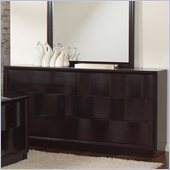 Coaster Lloyd 6 Drawer Dresser in Dark Cappuccino Finish