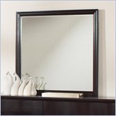 Coaster Lloyd Square Mirror in Dark Cappuccino Finish