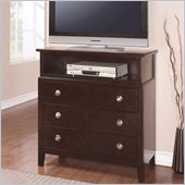 Coaster Albright Media Chest in Cherry Finish