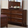 ADD TO YOUR SET: Coaster Katharine 6 Drawer Dresser in Oak Finish