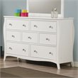 ADD TO YOUR SET: Coaster Dominique 7 Drawer Dresser in White Finish