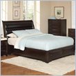 ADD TO YOUR SET: Coaster Webster Sleigh Bed in Brown Maple Finish