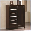 ADD TO YOUR SET: Coaster Hillary and Scottsdale Armoire in Warm Brown