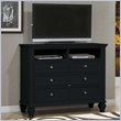 ADD TO YOUR SET: Coaster Sandy Beach Six Drawer Media Chest in Black