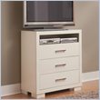 ADD TO YOUR SET: Coaster Jessica Three Drawer Media Chest in White