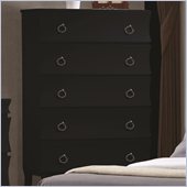 Coaster Holland Five Drawer Chest in Black