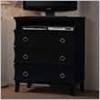 ADD TO YOUR SET: Coaster Holland Three Drawer Media Chest in Black
