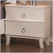 ADD TO YOUR SET: Coaster Holland Two Drawer Nightstand in White