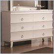 ADD TO YOUR SET: Coaster Holland Six Drawer Dresser in White
