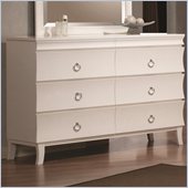 Coaster Holland Six Drawer Dresser in White